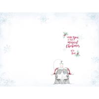 Wonderful Son & Partner Me to You Bear Christmas Card Extra Image 1 Preview